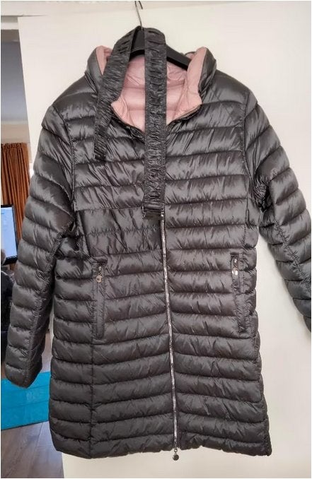 Nieuwe jas grijs of roze Italiaans omkeerbaar, Ophalen of Verzenden, Nieuw, Maat 46/48 (XL) of groter, Meerkleurig