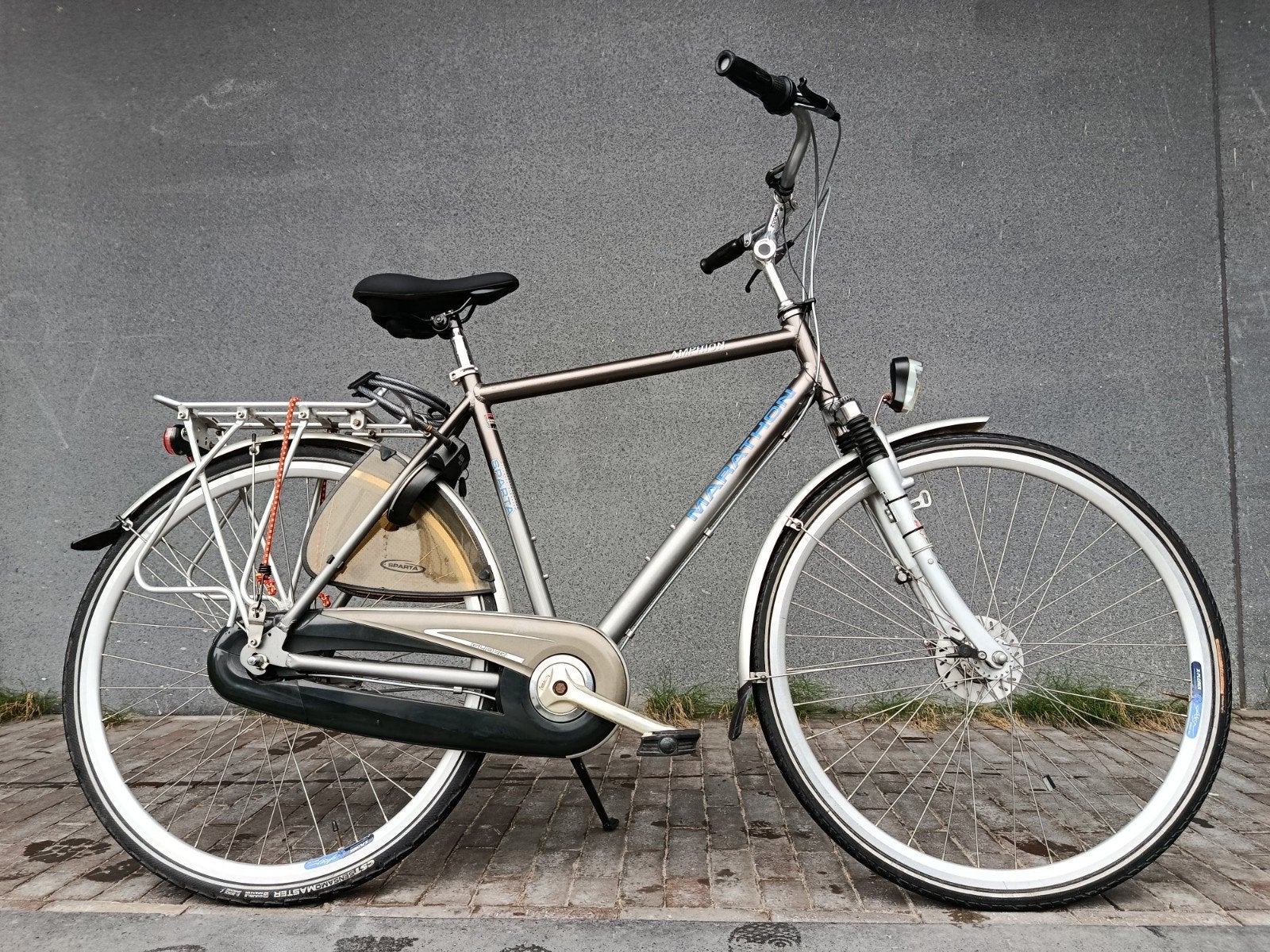 Herenfiets Sparta 7 versnellingen 2 sleutels verlichting, Ophalen, Sparta, Versnellingen, Zo goed als nieuw