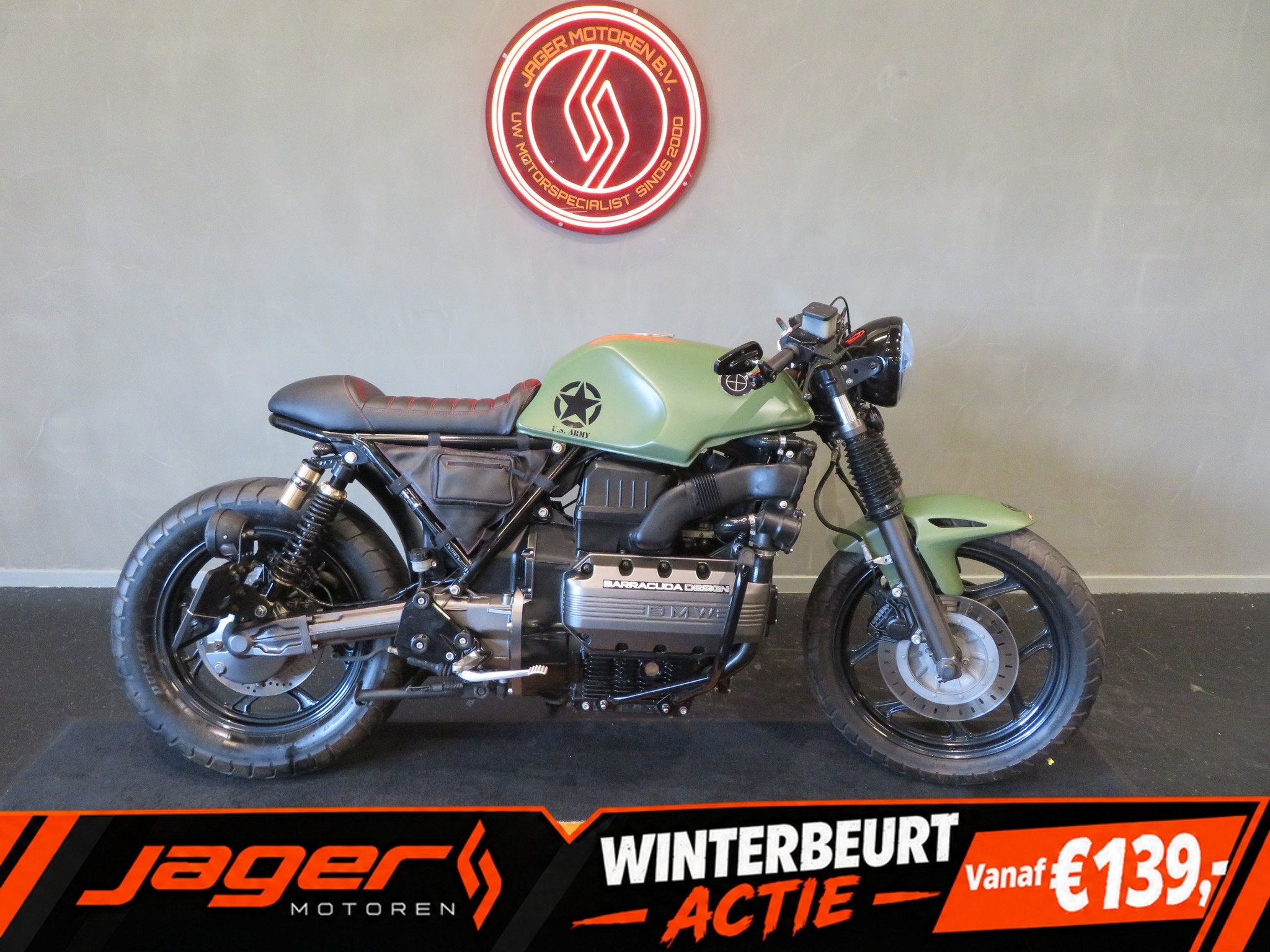 BMW K 100 RS K100 CAFE RACER GPR (bj 1984), Motoren, Overig, Gebruikt, Bedrijf