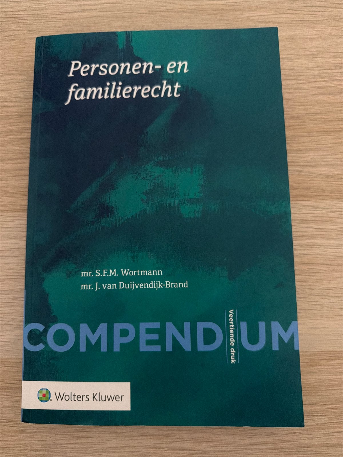 Compendium Personen- en familierecht - Wortmann & Duijvendij, Boeken, Ophalen of Verzenden, Gamma, Zo goed als nieuw, HBO