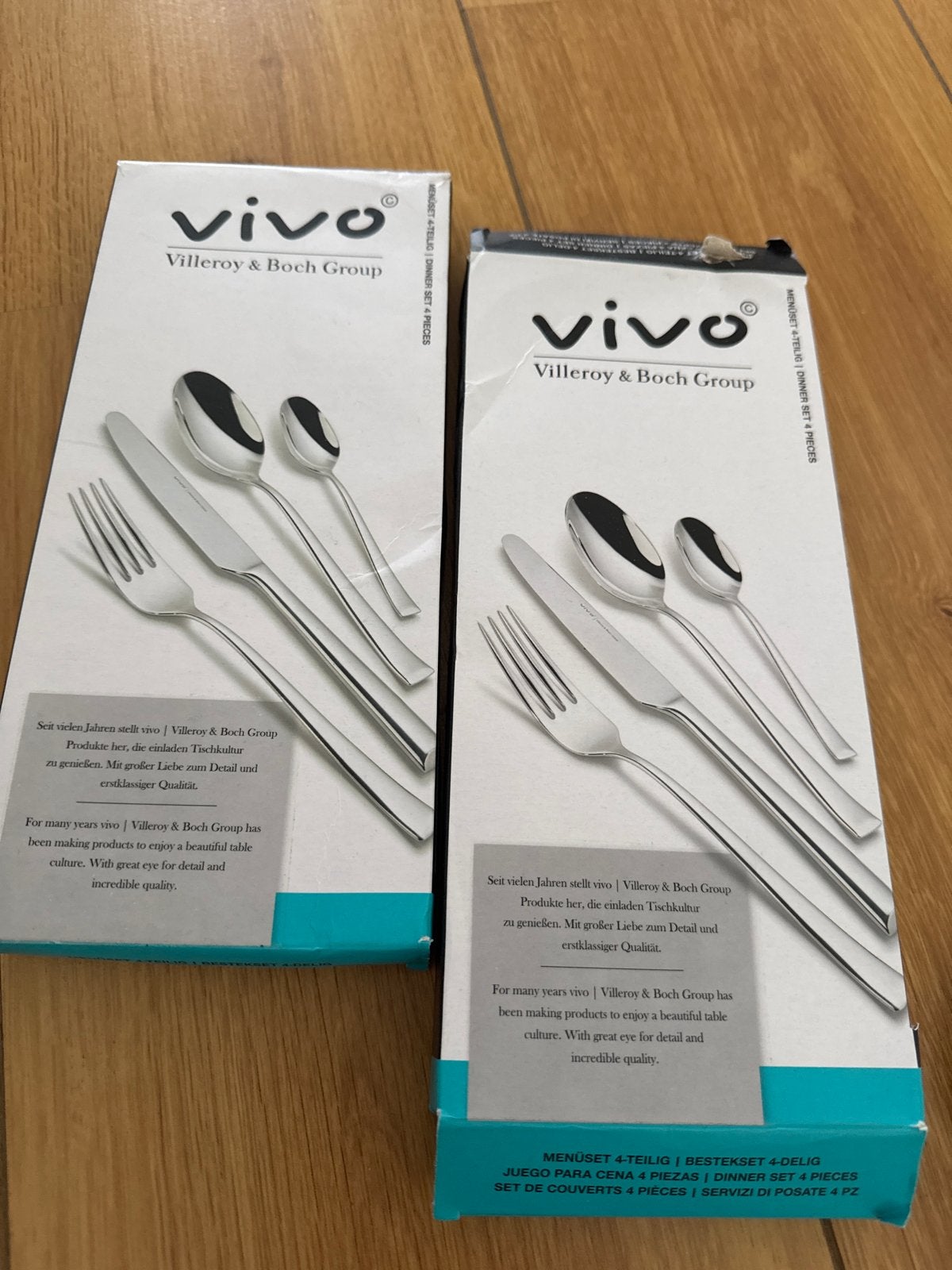 Nieuw Vivo Villeroy & Boch Bestekset 4-delig, Nieuw, Ophalen of Verzenden, Rvs of Chroom, Vaatwasserbestendig
