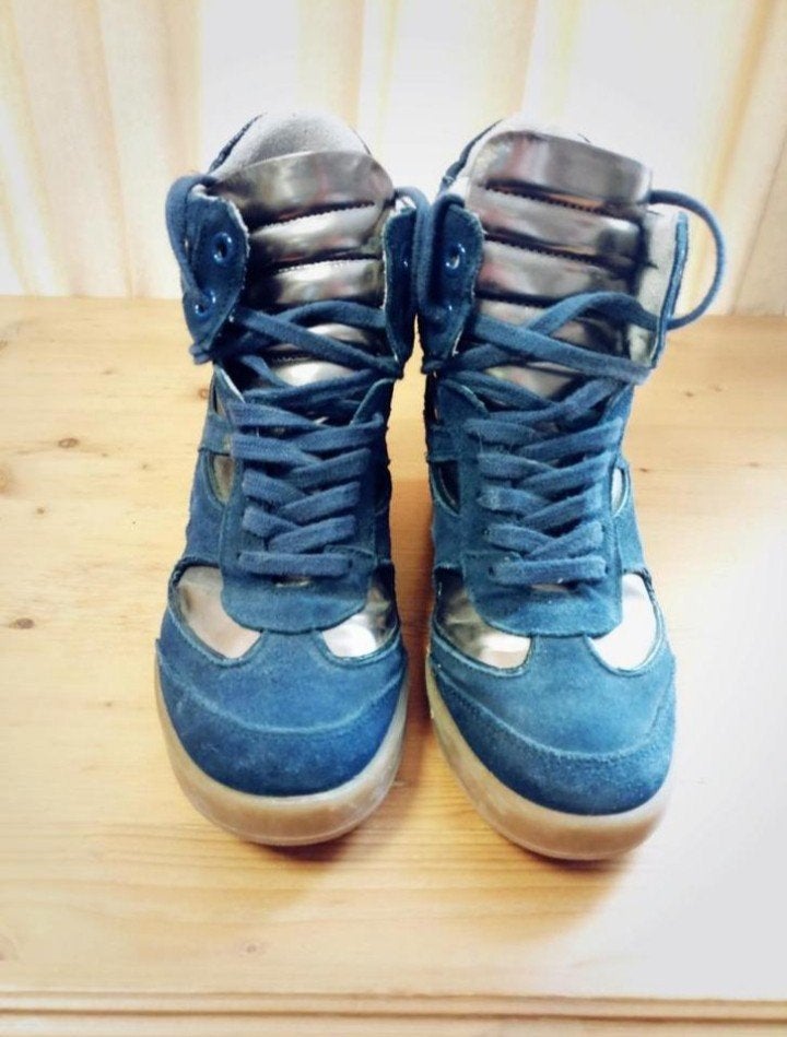 Bronx schoenen met sleehak maat 38, Bronx, Zwart, Ophalen of Verzenden, Sneakers of Gympen