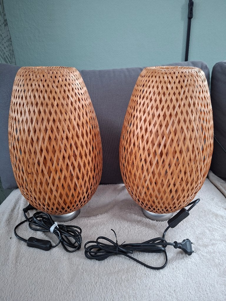 2 Ikea Böja tafellampen, Ophalen, Zo goed als nieuw, IKEA, E27 (groot)