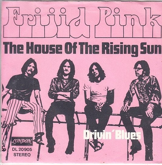 frijid pink - the house of the rising sun  ( 1970 / rock), 7 inch, Single, Ophalen of Verzenden, Rock en Metal