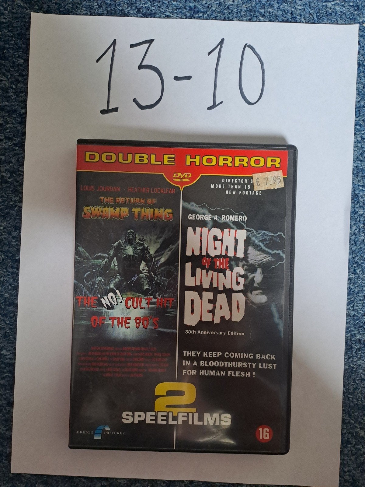 Double Horror DVD The Return of Swamp Thing & Night of the L, Cd's en Dvd's, Engels, Vanaf 16 jaar, Speciale editie, Monsters