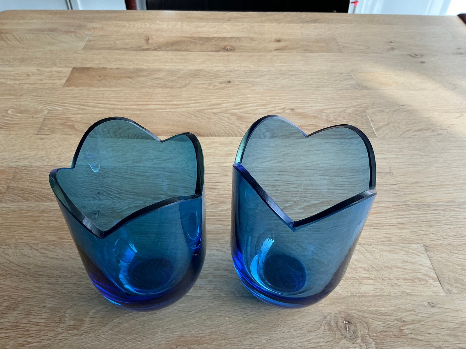 2 x Siem van der Marel tulpenvaas. Serica., Antiek en Kunst, Ophalen of Verzenden