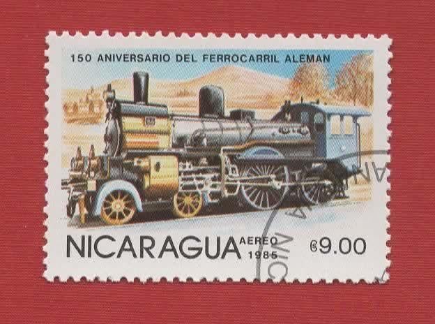 Treinen - Nicaragua - 2581 - gebr, Verzenden, Gestempeld, Treinen