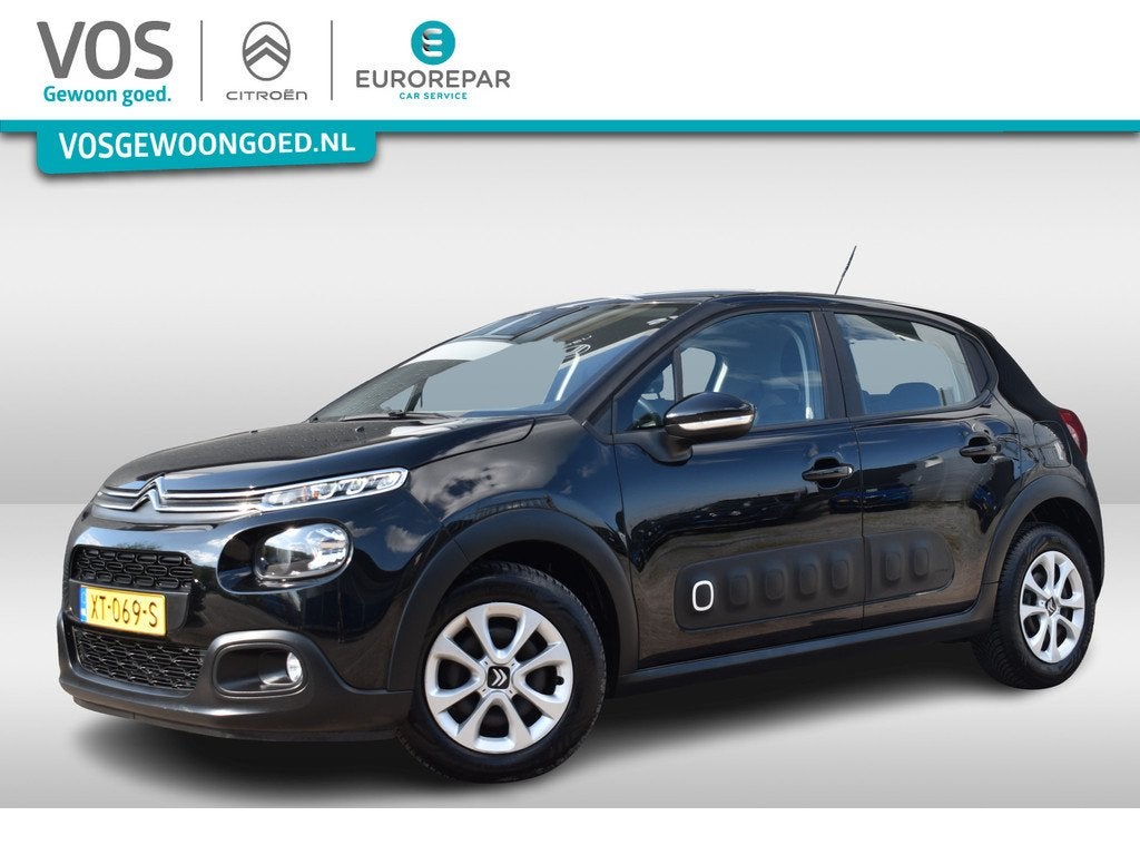 Citroën C3 PureTech 110 S&S Feel .| Navigatie | Airconditio, Stof, Gebruikt, Zwart, 1199 cc