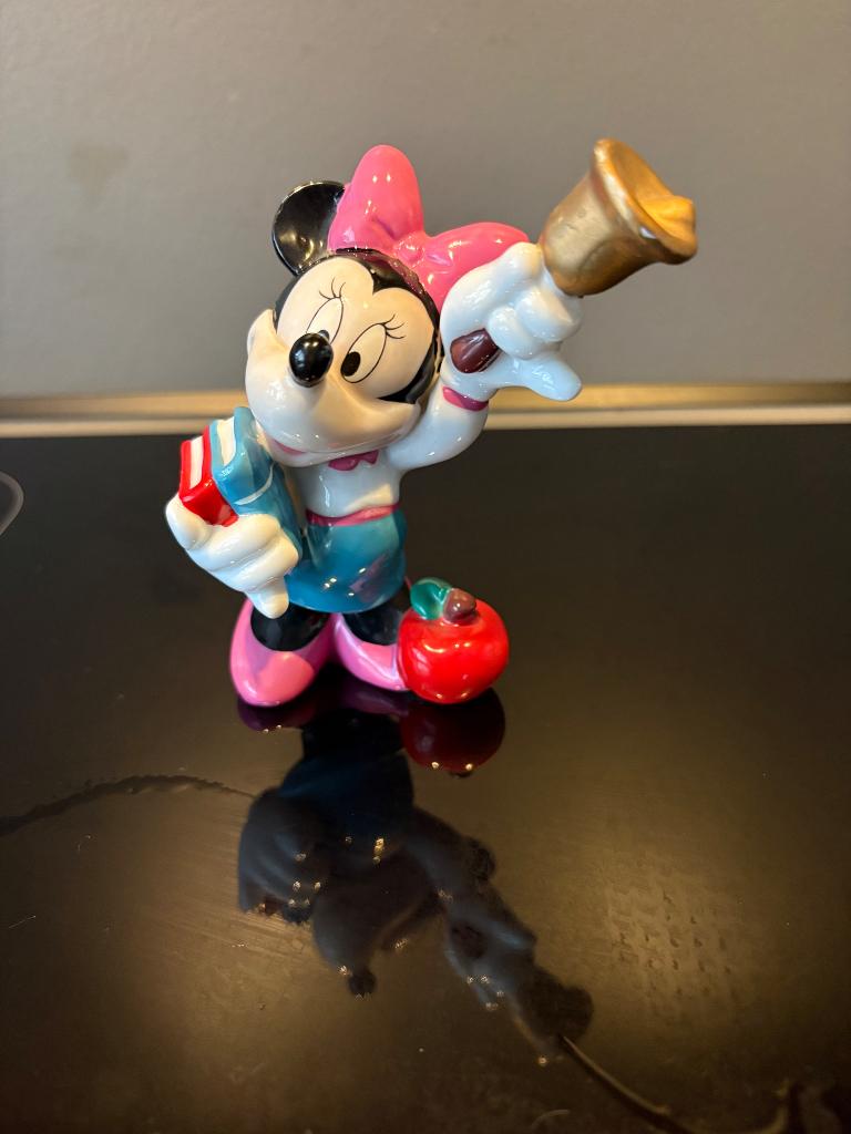 Mini mouse Lic. Enesco beeldje, Verzamelen, Ophalen of Verzenden, Mickey Mouse, Zo goed als nieuw, Beeldje of Figuurtje