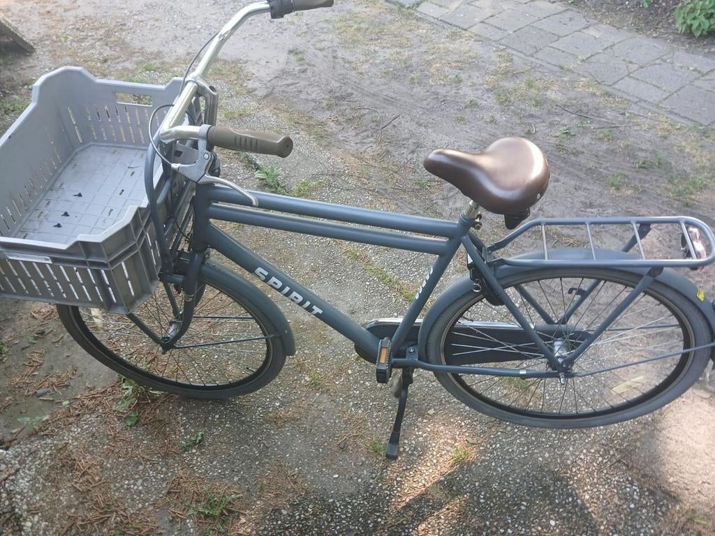 Spirit cargo heren fiets zo goed als nieuw 58 inc, Fietsen en Brommers, Fietsen | Heren | Herenfietsen, Overige merken, Versnellingen