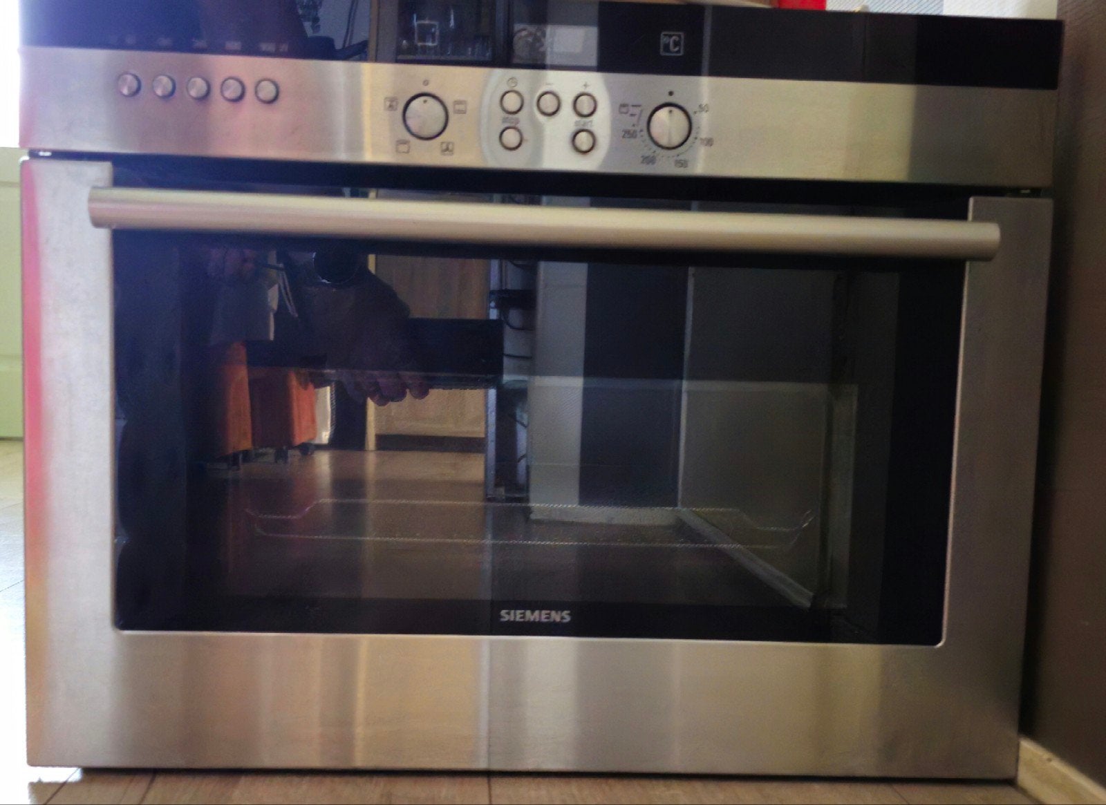 nette Siemens Combi-oven HTHB84K, 45 tot 50 cm, 60 cm of meer, Ophalen of Verzenden, Combi-oven
