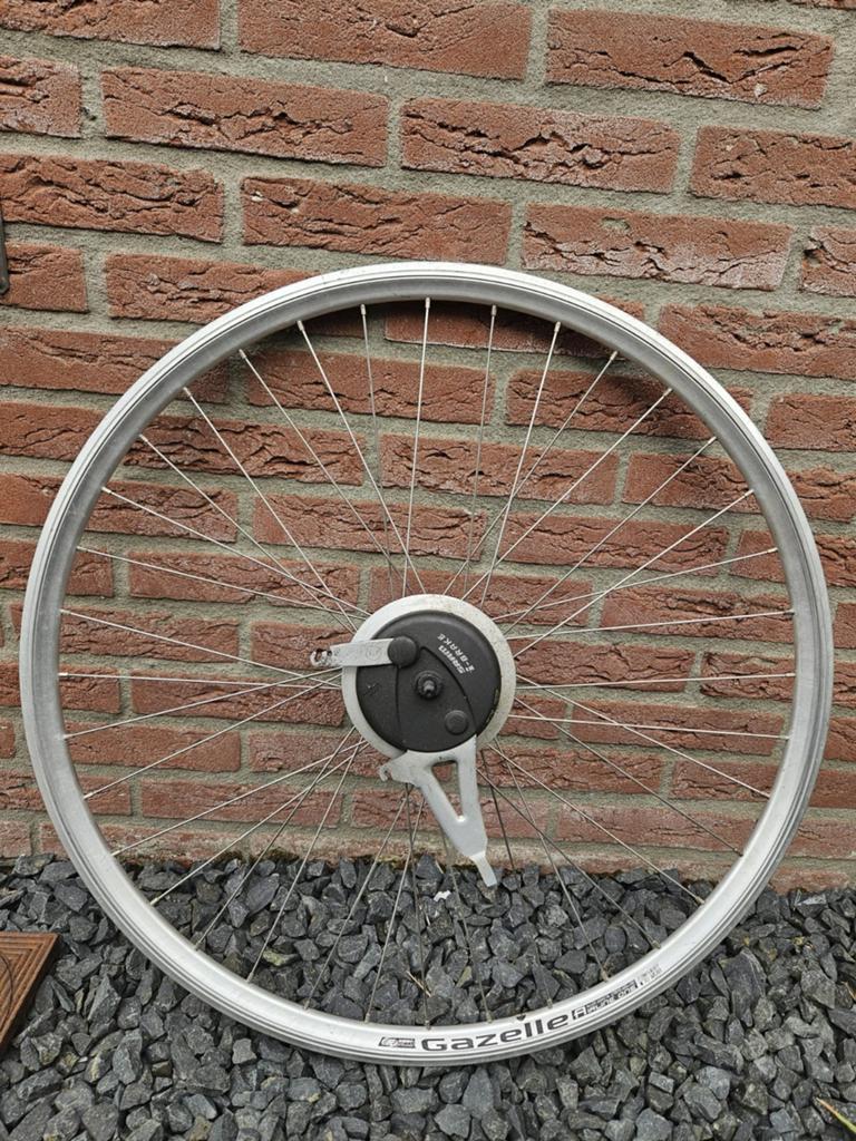 Gazelle fietswiel met SRAM i-brake 28 inch, Fietsen en Brommers, Fietsonderdelen, Wiel, Gebruikt, Ophalen of Verzenden, Aluminium
