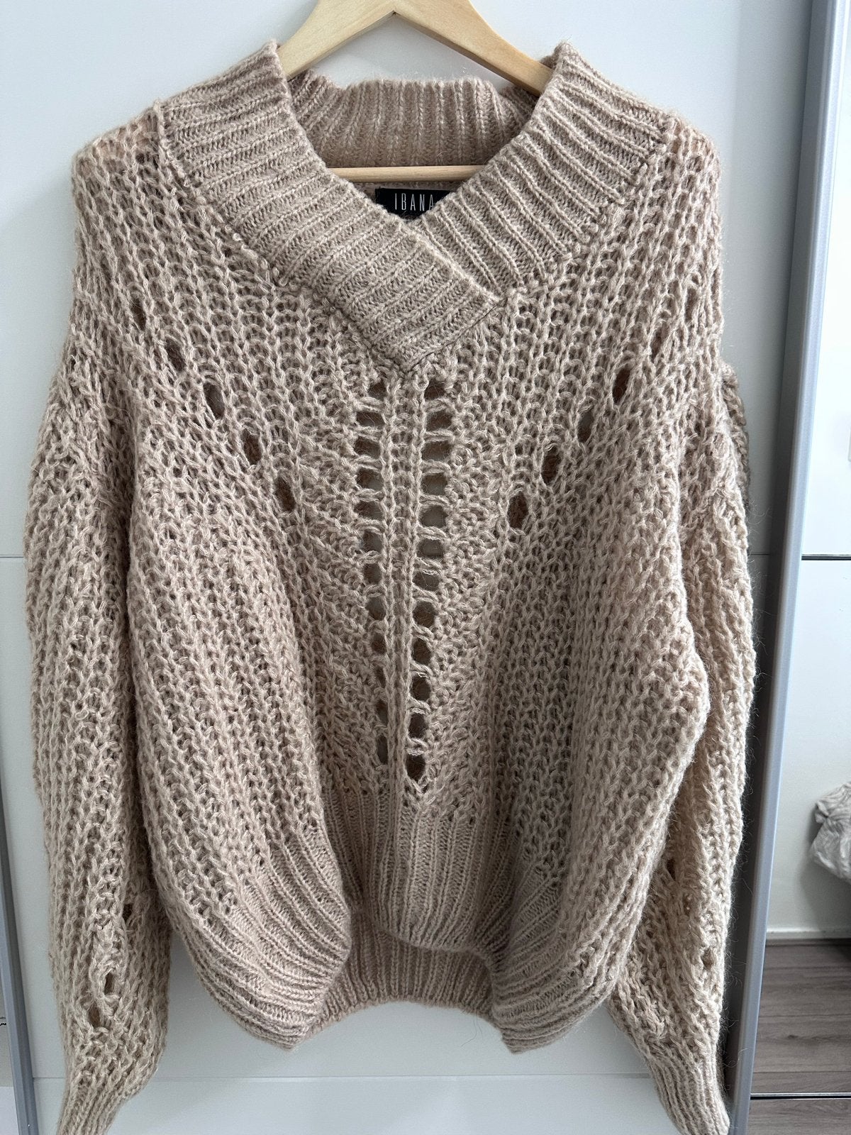 IBANA Gebreide Trui Beige Maat 34 (XS) Zo goed als nieuw, Kleding | Dames, Truien en Vesten, Ophalen of Verzenden, Zo goed als nieuw