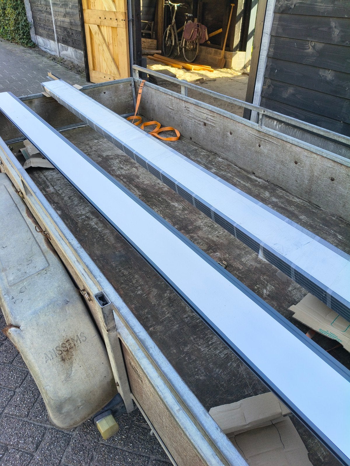 Aluminium rabat voor veranda of serre of schutting, Doe-het-zelf en Verbouw, Ophalen, Nieuw, Aluminium