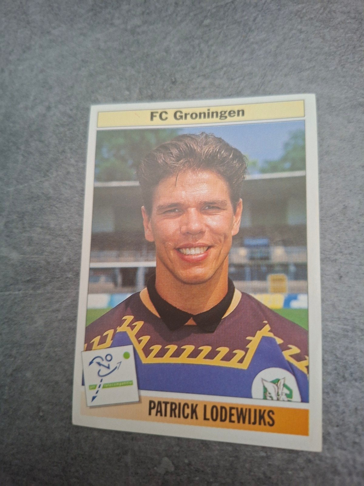 Panini sticker Voetbal 95. Patrick Lodewijks FC Groningen., Ophalen of Verzenden, Zo goed als nieuw, Sticker