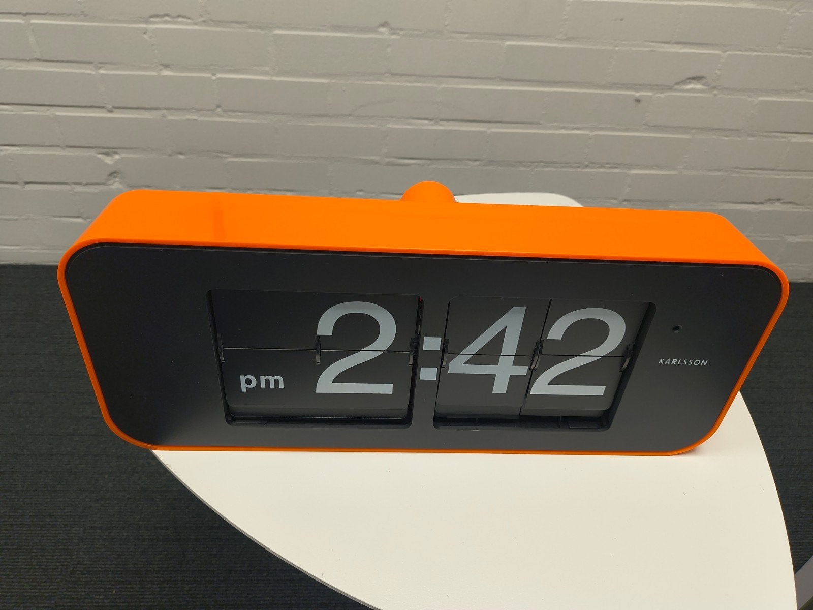 Karlsson flipklok XXl, nieuw in doos. Enorme korting!, Wandklok, Werkt op batterijen, Nieuw, Ophalen of Verzenden