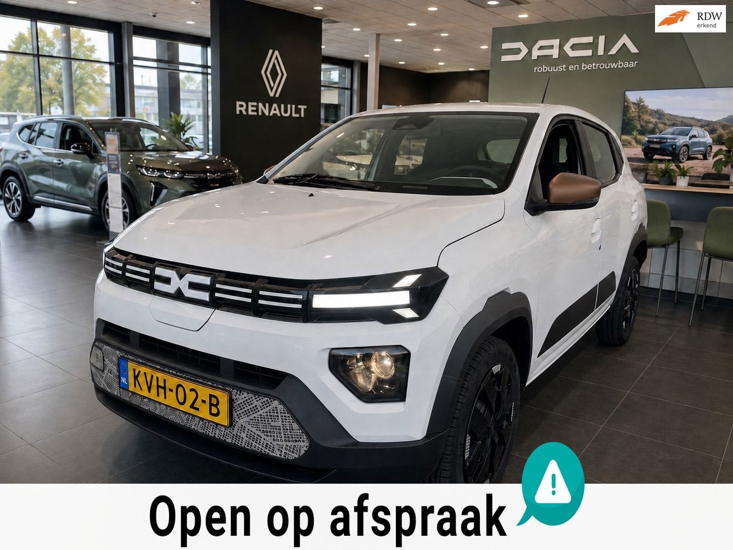 Dacia Spring Extreme 65 26.8 kWh NIEUWSTAAT NAVI AIRCO PDC