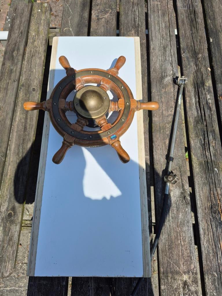 Stuurwiel bootje 36 cm, Ophalen, Zo goed als nieuw, Overige typen, Motorboot