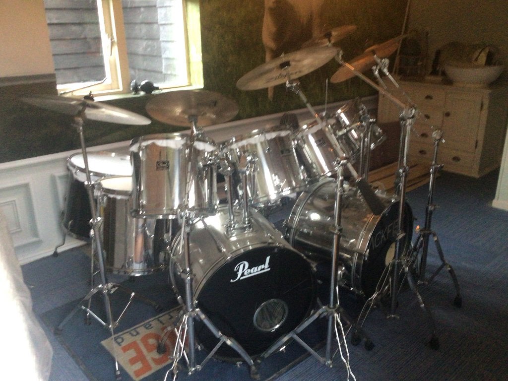 Pearl Export Double base Zildjian K, Muziek en Instrumenten, Ophalen, Gebruikt, Pearl