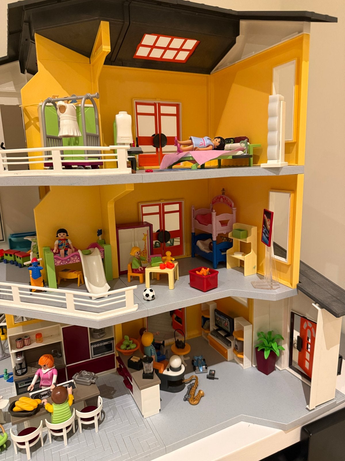 Playmobil Modern Woonhuis met complete inrichting, Ophalen, Gebouw, Complete set, Zo goed als nieuw