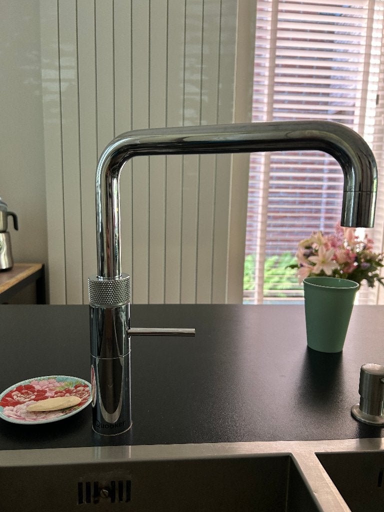 Quooker Fusion Square Chroom, Ophalen, Zilver, Metaal, Overige merken