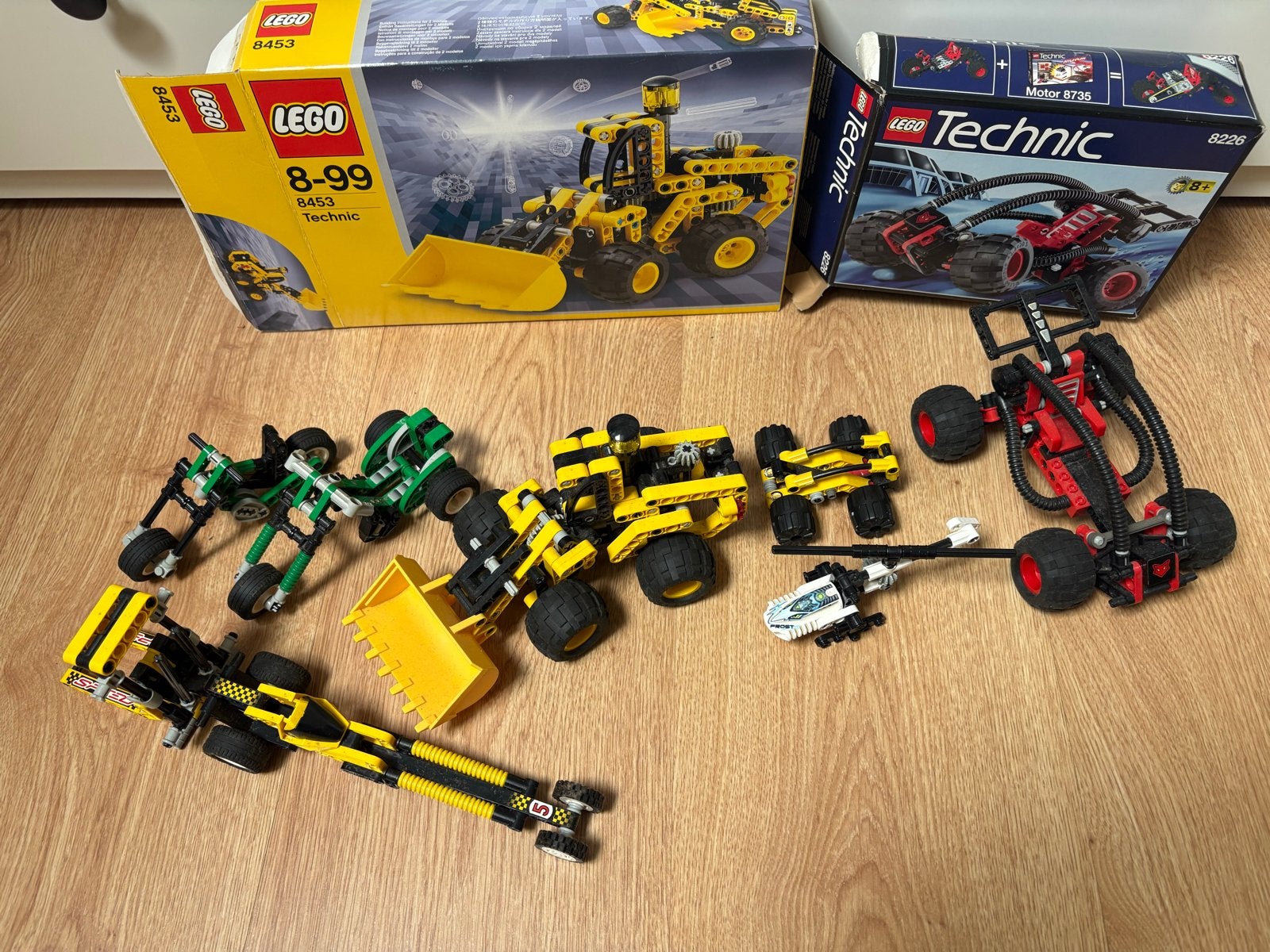 Lego Technic Diversen - Sets 8453 en 8226 met extra's, Ophalen of Verzenden, Gebruikt, Lego, Technic