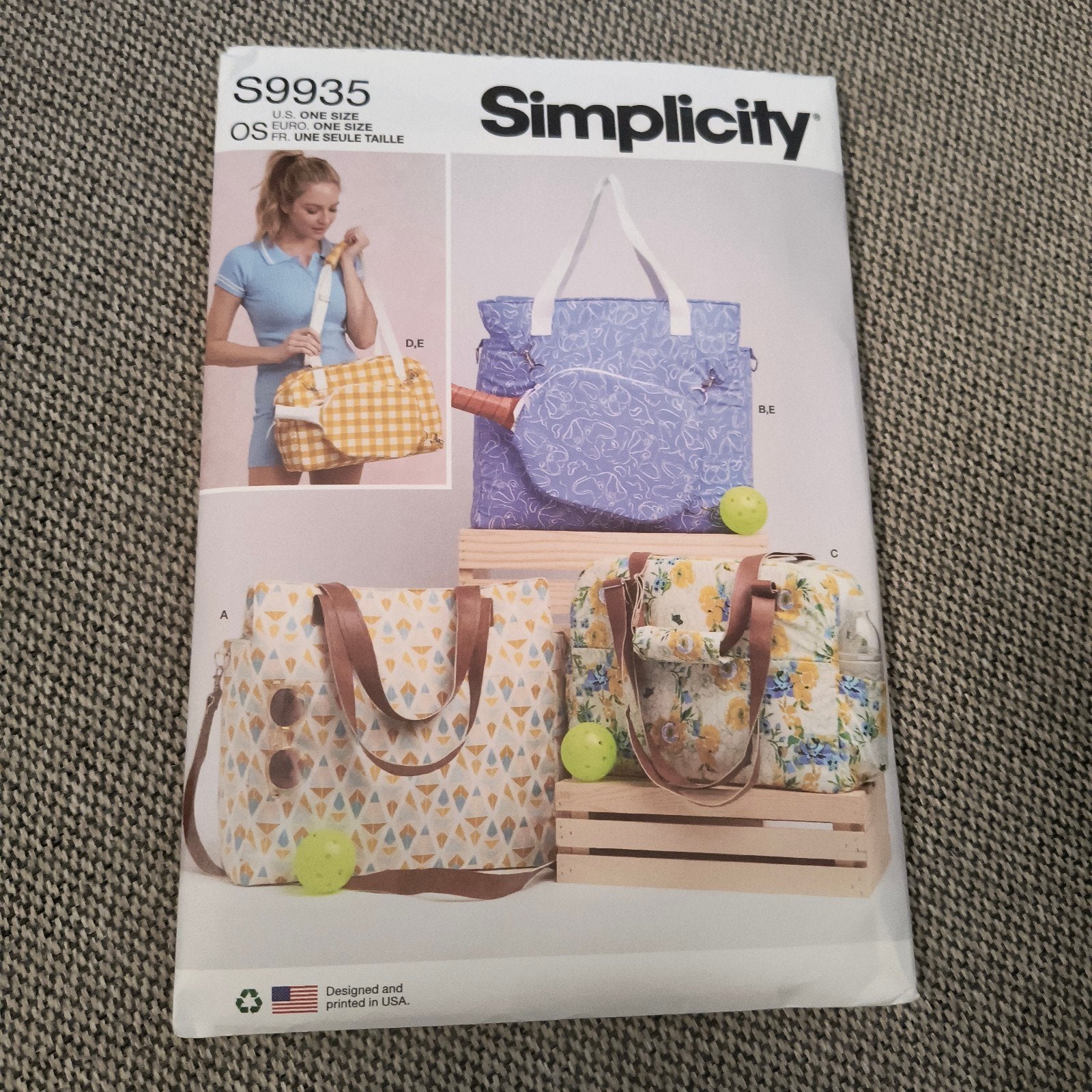 Simplicity S9935 Naaipatronen voor 5 Tassen - Nieuw, Overige merken, Overige typen, Vrouw, Nieuw