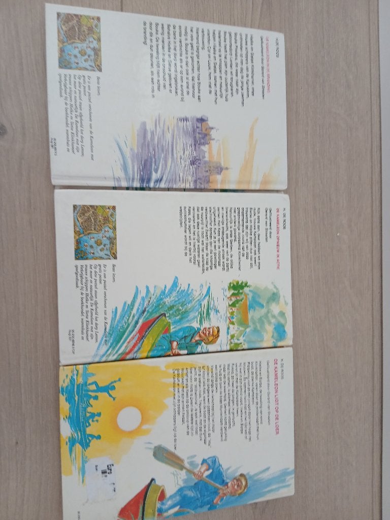 Kameleons: In de Branding, Opnieuw in Actie, Ligt op de Loer, Gelezen, H. de Roos, Ophalen of Verzenden, Fictie