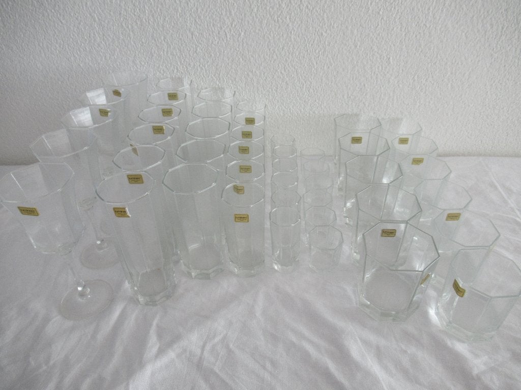 glas servies luminarc, Glas of Glazen, Overige merken, Ophalen of Verzenden, Overige stijlen