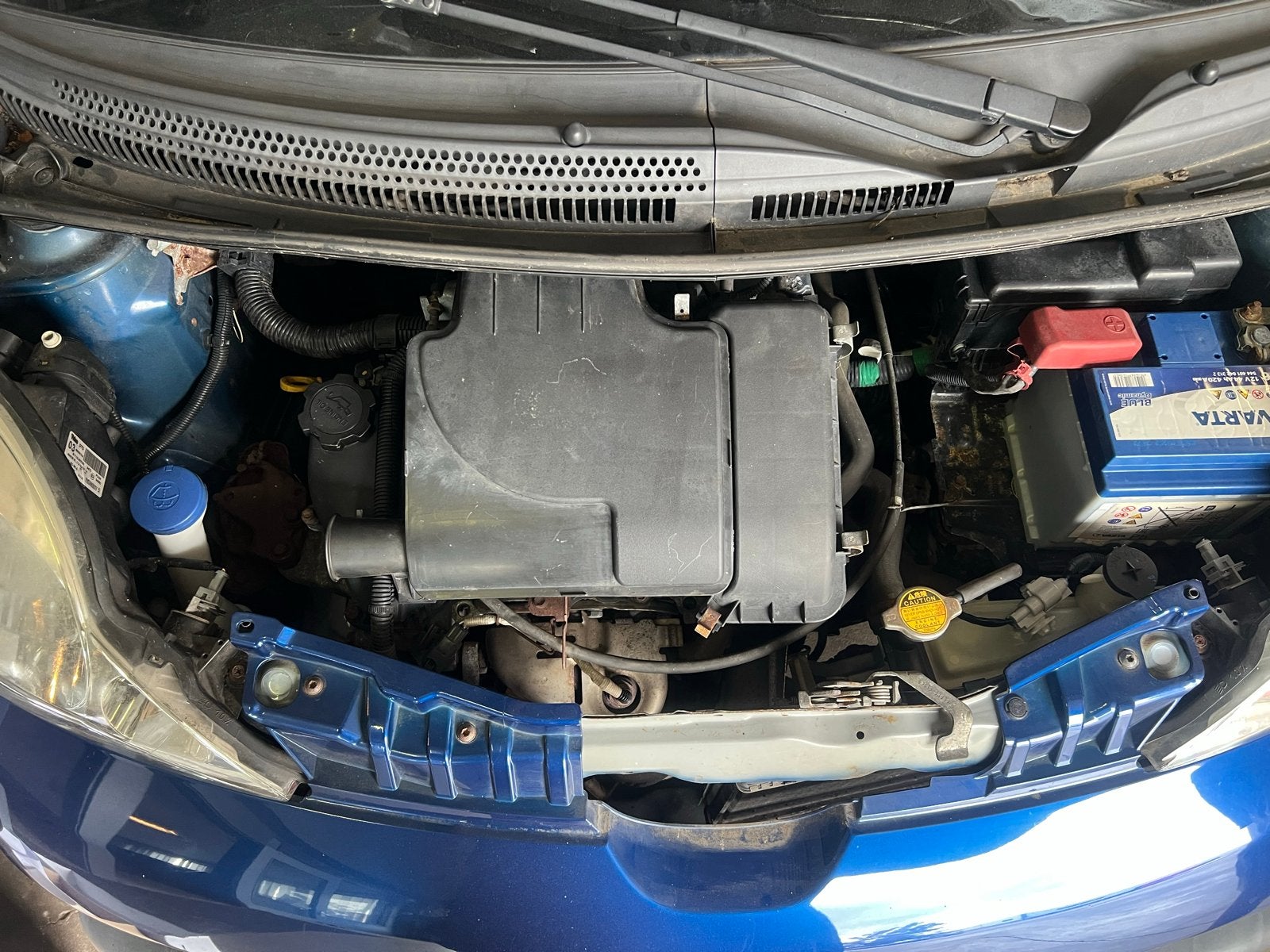 Peugeot 107 1.0 12V 3DR 2008 Blauw, Auto's, Voorwielaandrijving, 765 kg, 68 pk, Handgeschakeld