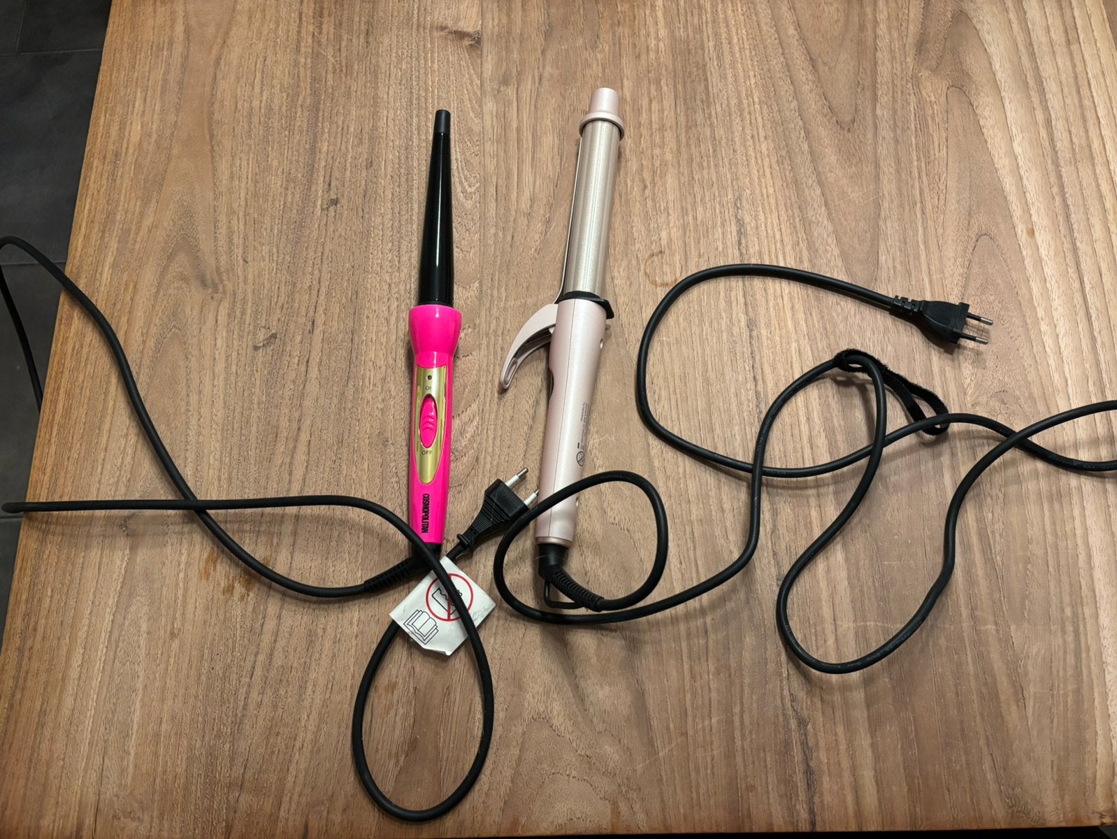 2 krultangen cosmopolitan en carmen, Sieraden, Tassen en Uiterlijk, Uiterlijk | Haarverzorging, Ophalen of Verzenden, Gebruikt