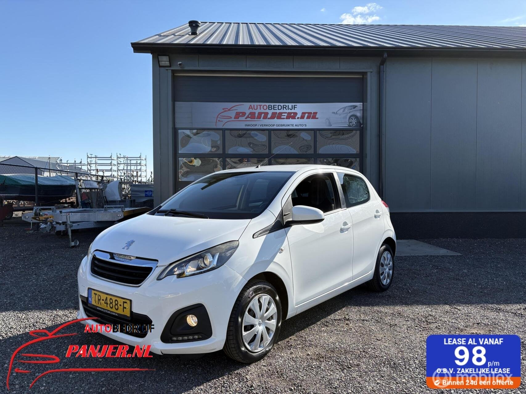 Peugeot 108 1.0 e-VTi ''AIRCO+LED+5 DEURS+ZUINIG", Auto's, Voorwielaandrijving, Stof, Gebruikt, 4 stoelen