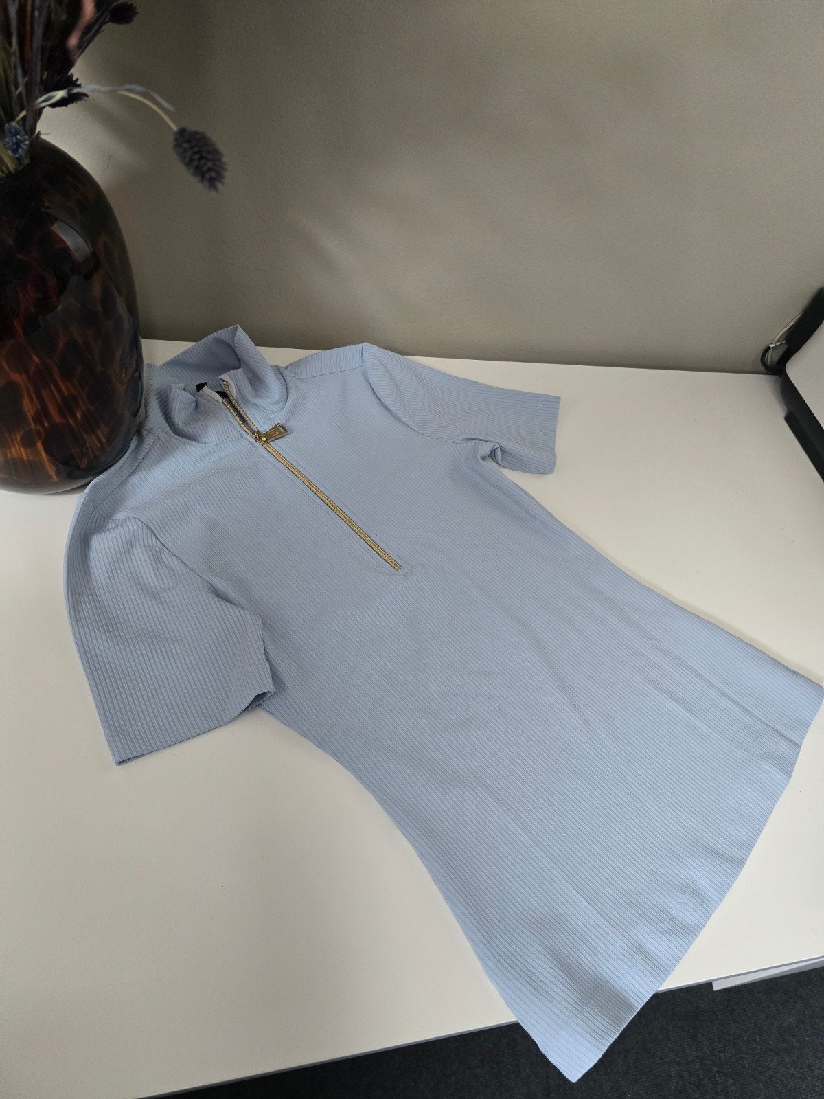 Nikkie paardrij shirt lichtblauw maat 34 (XS), Dieren en Toebehoren, Paardrijkleding, Ophalen of Verzenden, Zo goed als nieuw