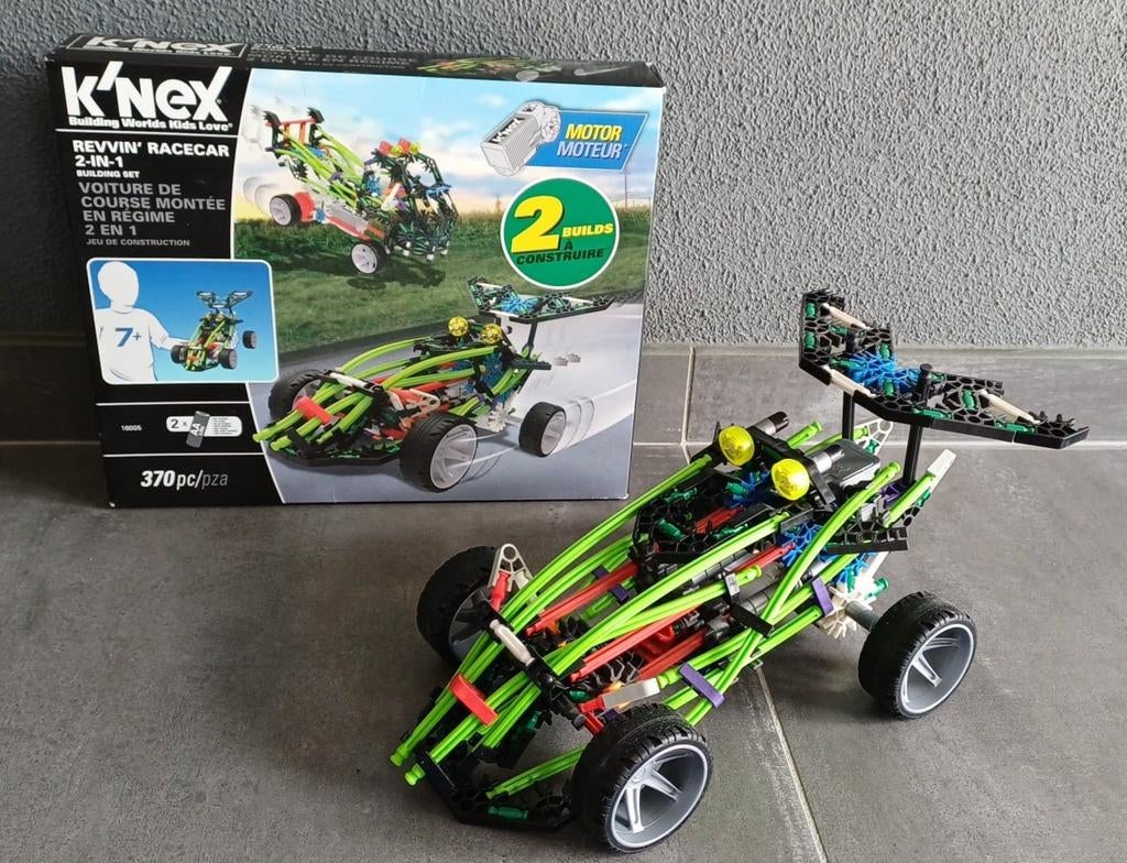 Zgan! K'NEX Revvin' Racecar 2-in-1 set raceauto of squad, Ophalen of Verzenden, Zo goed als nieuw, K'nex