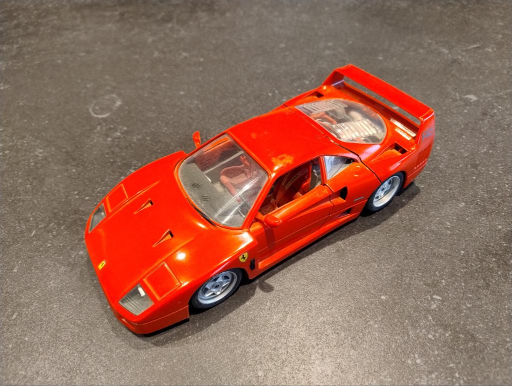 Schaalmodellen Ferrari: F40, 250 GTO, F1, 308 GTB en meer, Ophalen of Verzenden, Gebruikt, Auto, Overige merken