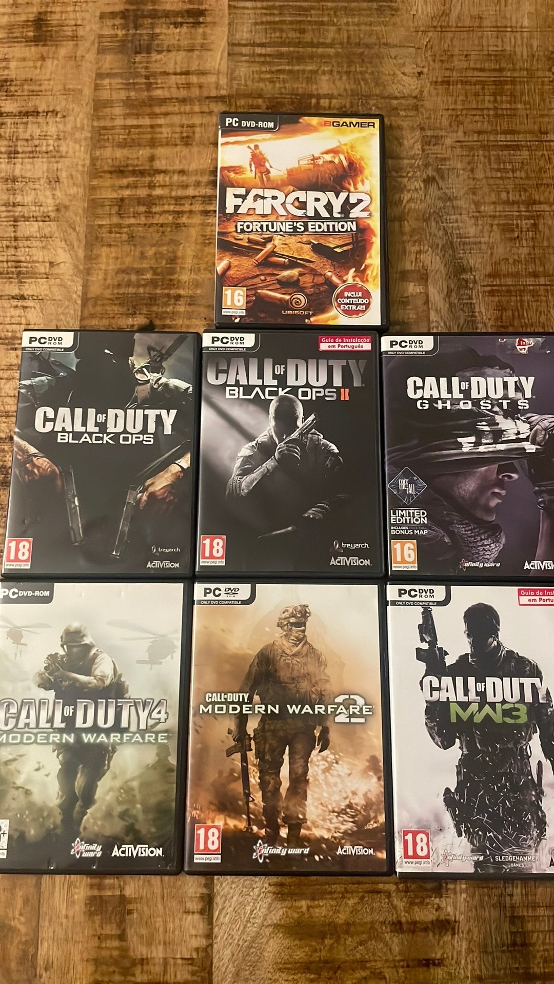 Pc game bundel, Gebruikt, 1 speler, Eén computer, Vanaf 16 jaar