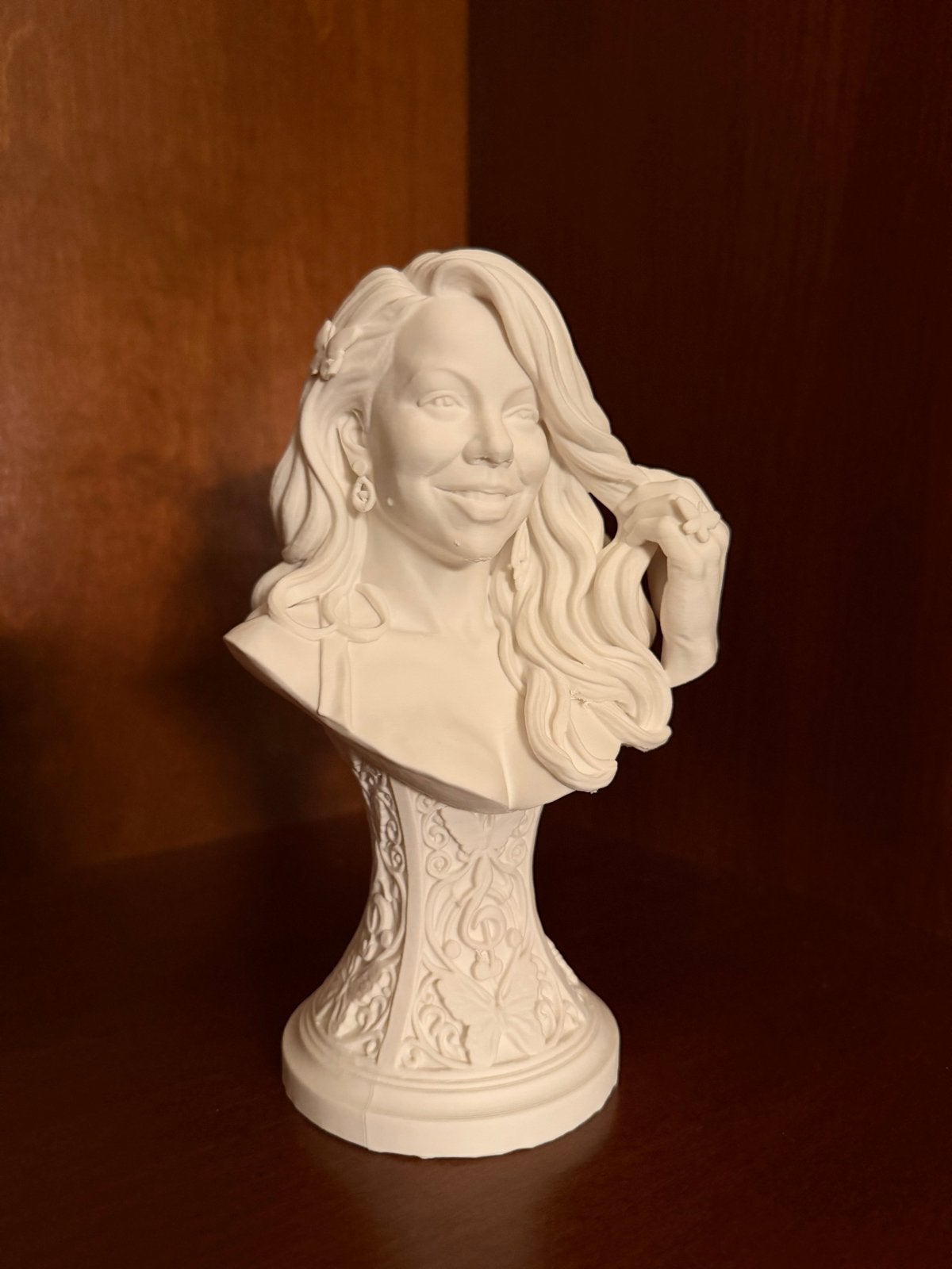 Mariah Carey Buste - 20cm, Buste, Kunststof, Ophalen of Verzenden, 20 - 50 cm