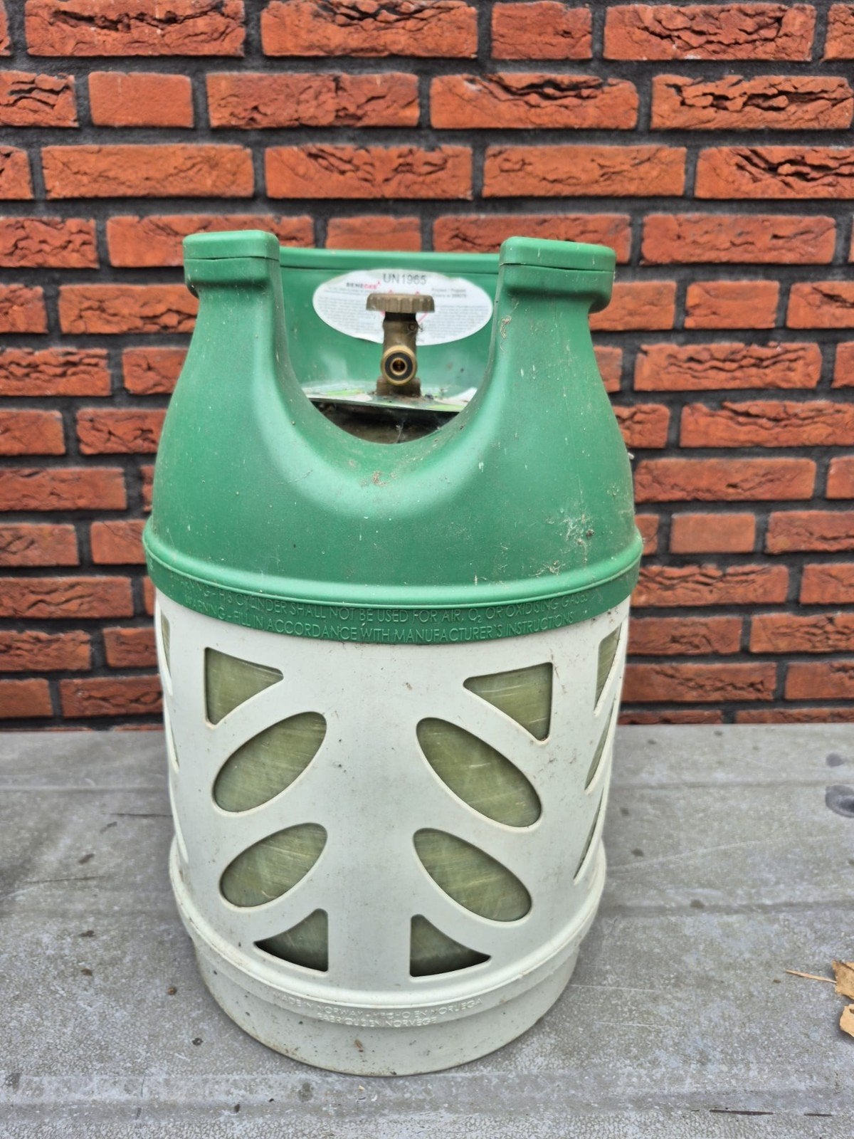 Lichtgewicht Gas fles 10 ltr, Caravans en Kamperen, Kampeeraccessoires, Ophalen