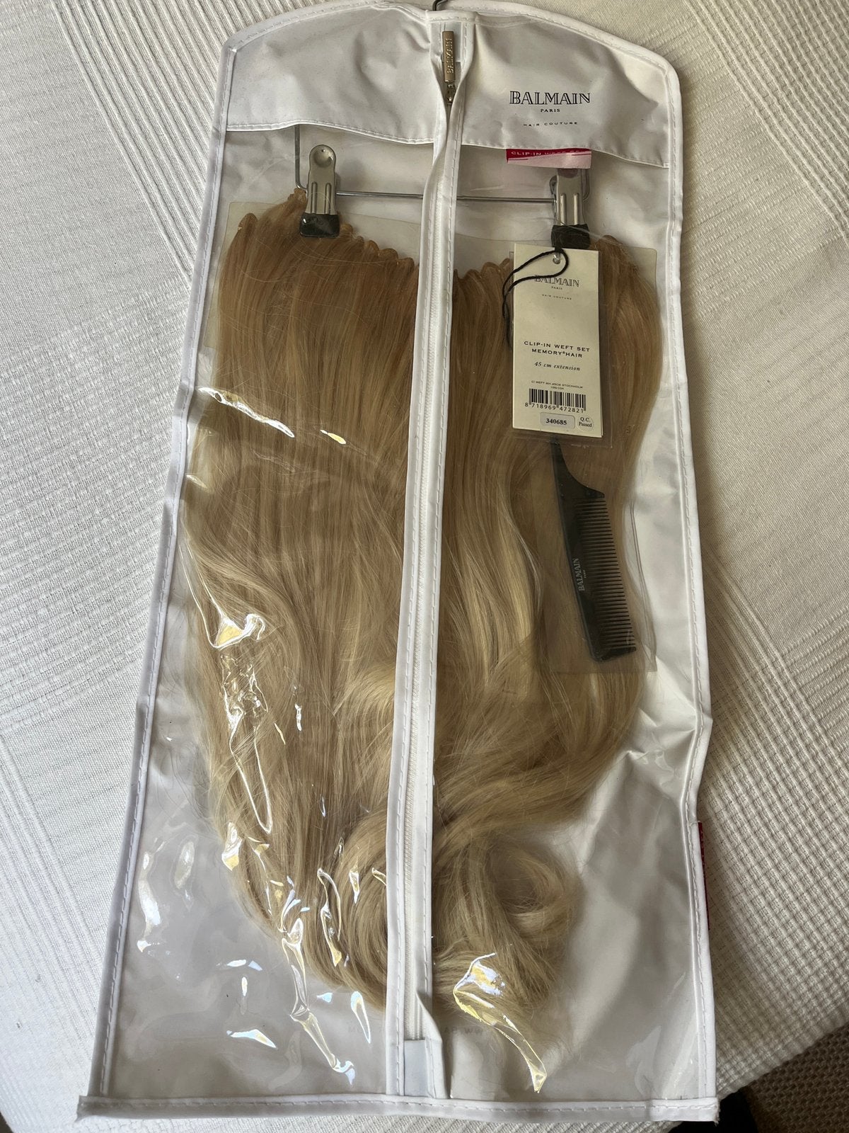 Balmain extensions, Ophalen of Verzenden, Zo goed als nieuw, Pruik of Haarverlenging