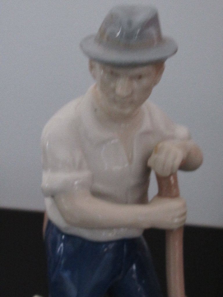 beeldje, Antiek en Kunst, Blauw, Ophalen of Verzenden, Handgemaakt, 20 - 50 cm