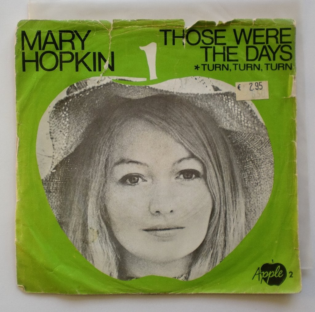 Mary Hopkin - Those were the days / Turn, turn (single 1968), Cd's en Dvd's, Vinyl Singles, Gebruikt, 7 inch, Single, Ophalen of Verzenden