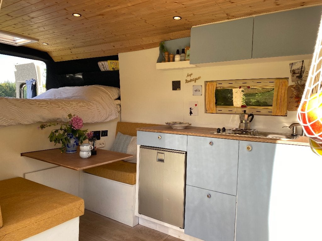 Peugeot Boxer L3H2 Off-grid Camper Rodriguez, Auto's, Voorwielaandrijving, Euro 5, Stof, Bluetooth