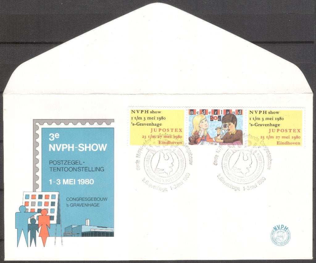 3e NVPH postzegtentoonstelling Congresgebouw Den Haag 1980, Verzenden, Envelop