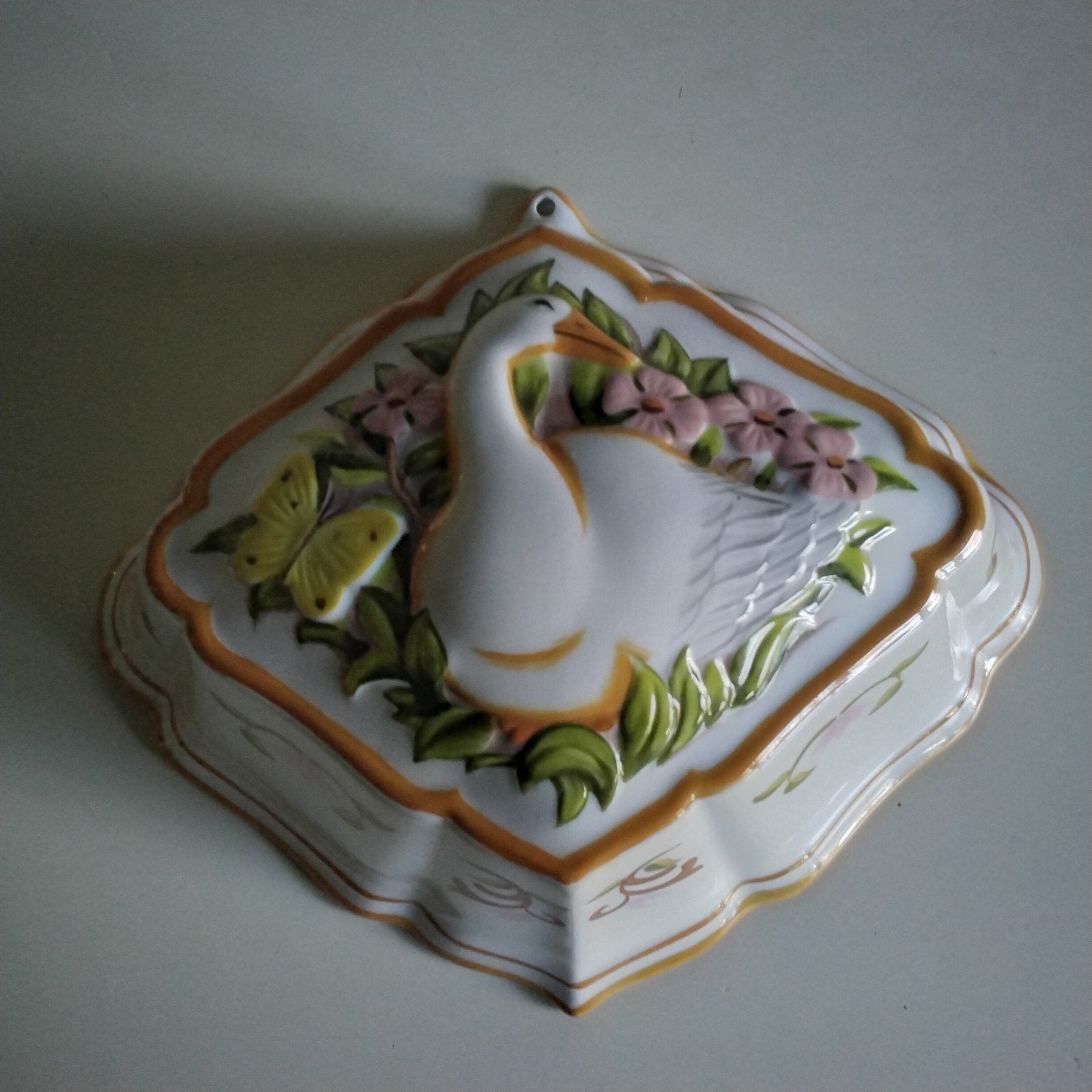 Prachtige Franklin mint puddingvorm "gans", Antiek en Kunst, Ophalen of Verzenden