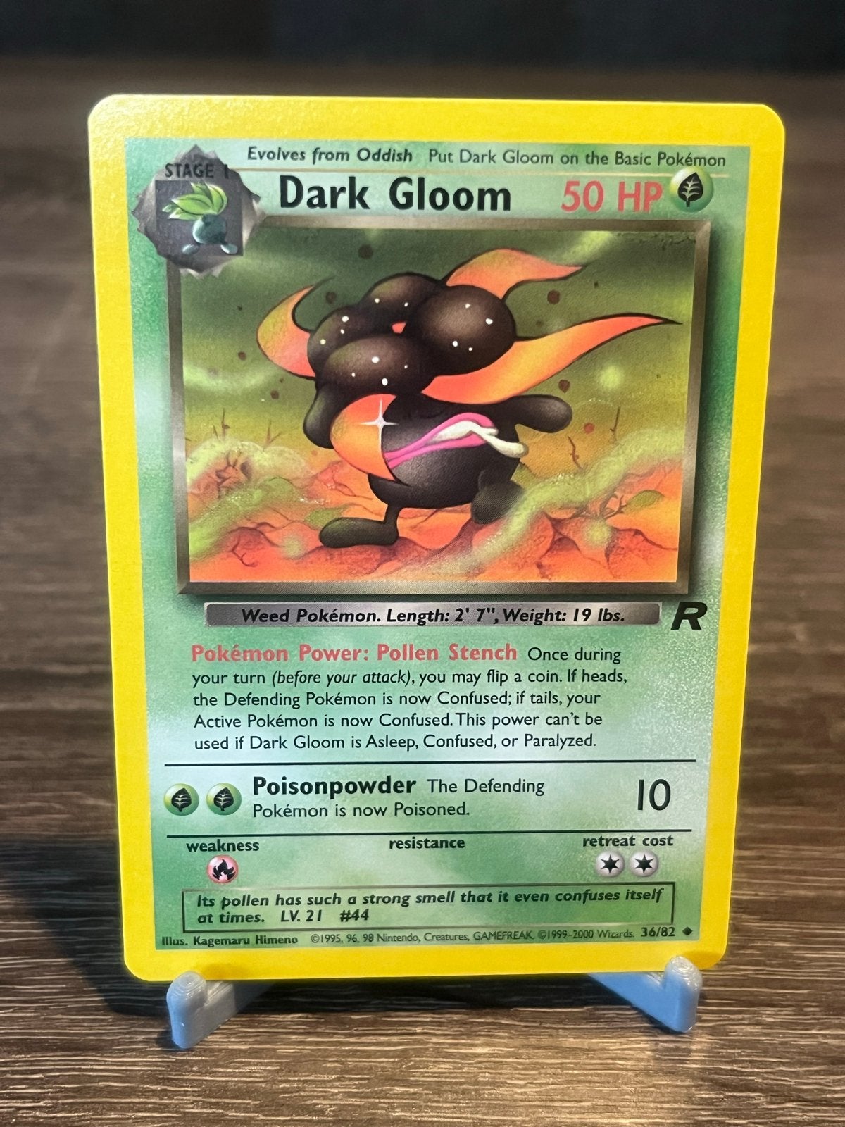 Dark Gloom (36/82) - Team Rocket - EX, Ophalen of Verzenden, Gebruikt, Losse kaart