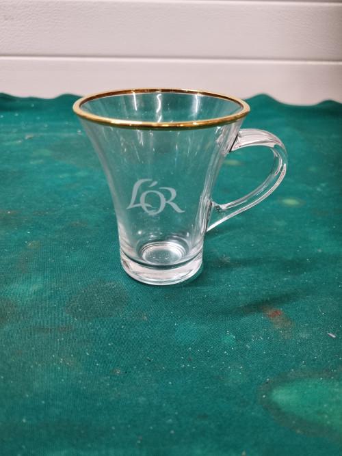 koffie kop lor glas 150ml, Ophalen of Verzenden