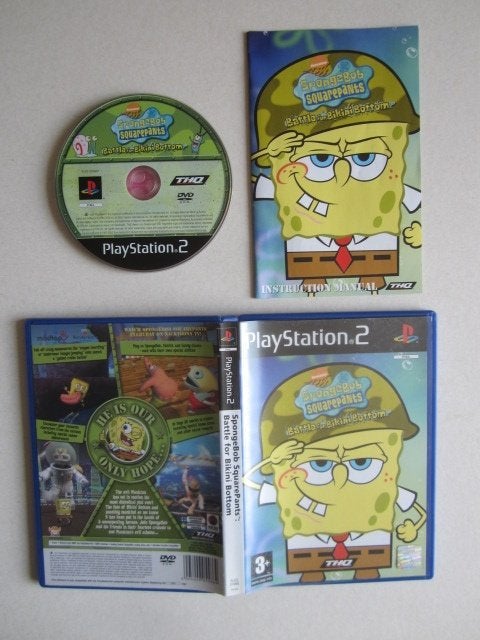 Spongebob PS2 Playstation 2, 1 speler, Ophalen of Verzenden, Zo goed als nieuw, Vanaf 3 jaar