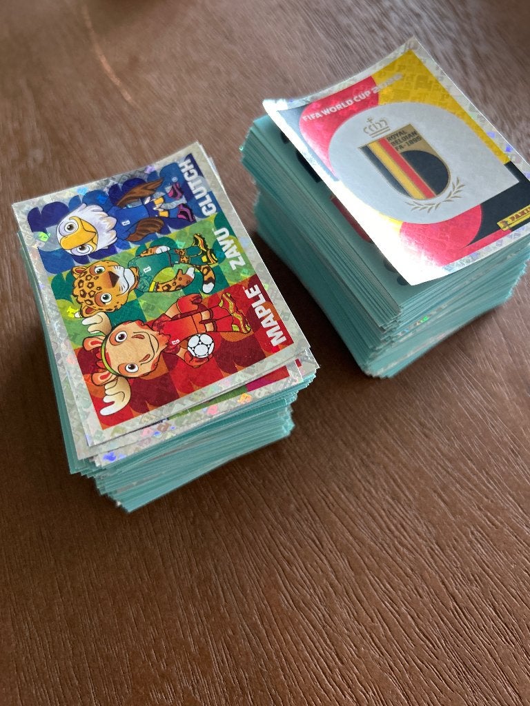 +400 dubbele Panini stickers, Ophalen of Verzenden, Nieuw, Meerdere stickers
