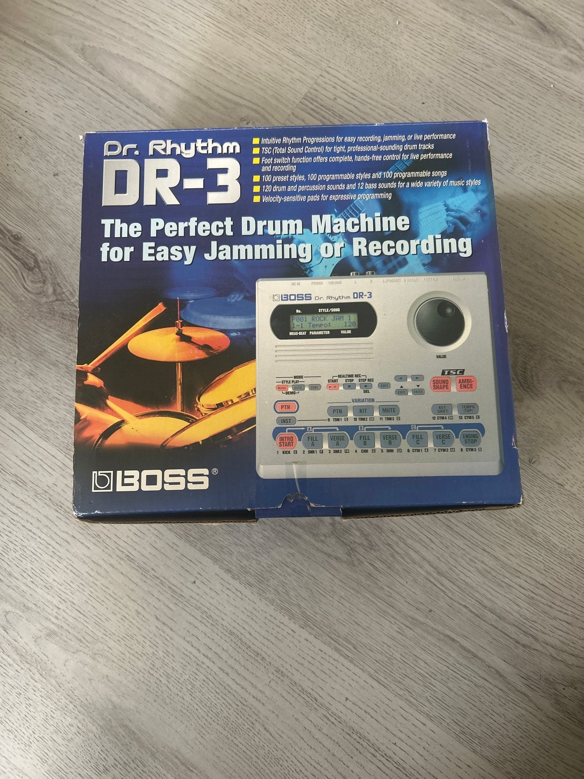 Boss DR-3 Dr. Rhythm Drum Machine - Perfect voor Jammen, Muziek en Instrumenten, Ophalen, Zo goed als nieuw, Boss