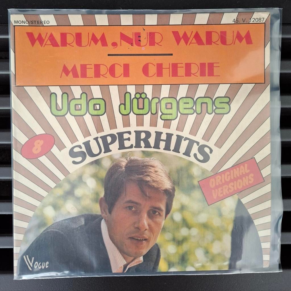 Jurgens, Udo - Merci Cherie - Single is TOP, Ophalen of Verzenden, Gebruikt, Pop